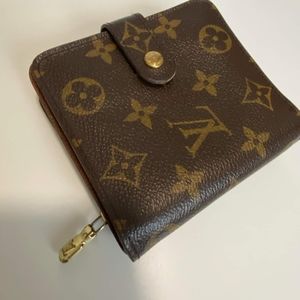 Lv mono compact Zip wallet
